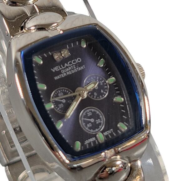 Vellaccio Quartz Watch Stainless Steel Bracelet Water Resistant Japan Movement - Picture 3 of 16
